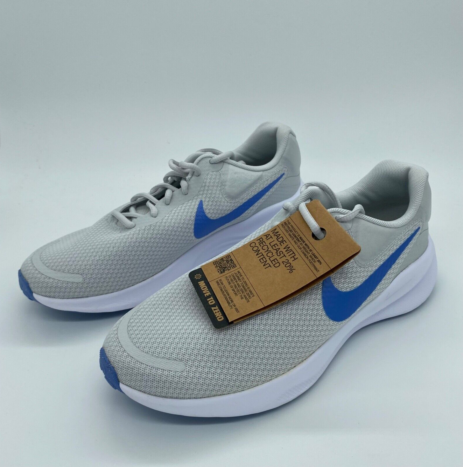 Nike Women's Revolution 7 Running Shoes Gray Blue FB2208-001