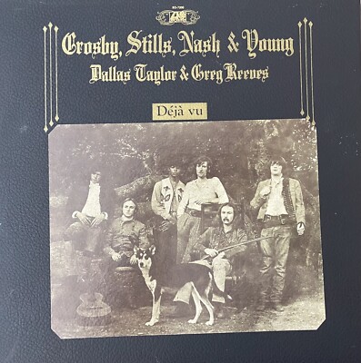 CROSBY, STILLS, NASH AND YOUNG ''DEJA VU'' Vintage Vinyl LP 1970