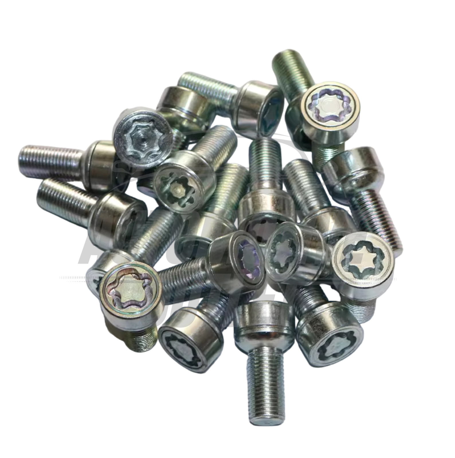 4X WHEEL ANTI-THEFT SCREW LUG NUT LOCKING BOLT CODE C FOR AUDI, VW, SKODA, MERC 5