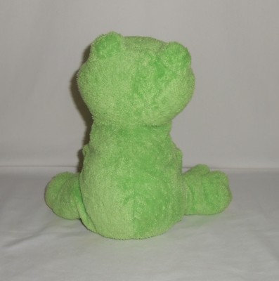 2006 Retired TY Pluffies Plush Frog Leapers with Factory Flaw
