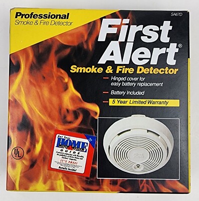 First Alert Professional Smoke & Fire Detector SA67D New Sealed Box NOS