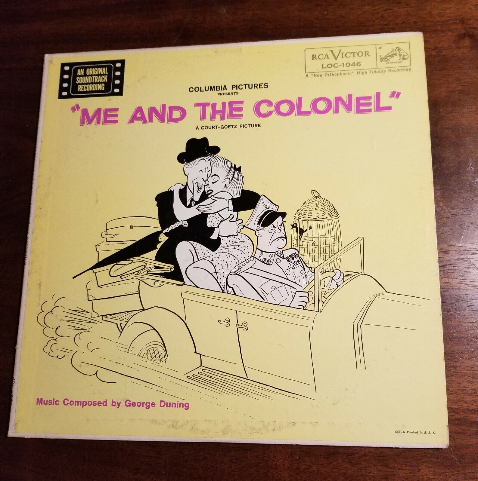 Me and the Colonel, soundtrack, LP vinyl, George Duning Me and the Colonel, soundtrack, LP vinyl, George Duning