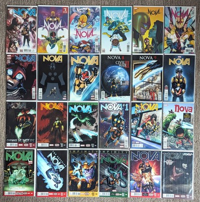 NOVA (Volumes 5, 6 & 7) - 24 Books - All NM+ to NM/M - MCU Movie or Disney+ Soon