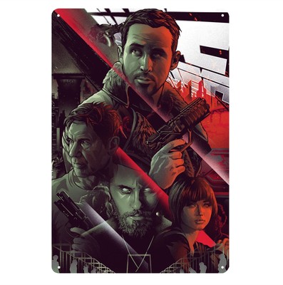 Blade Runner Movie Metal Poster Tin Sign - 20x30cm Plate