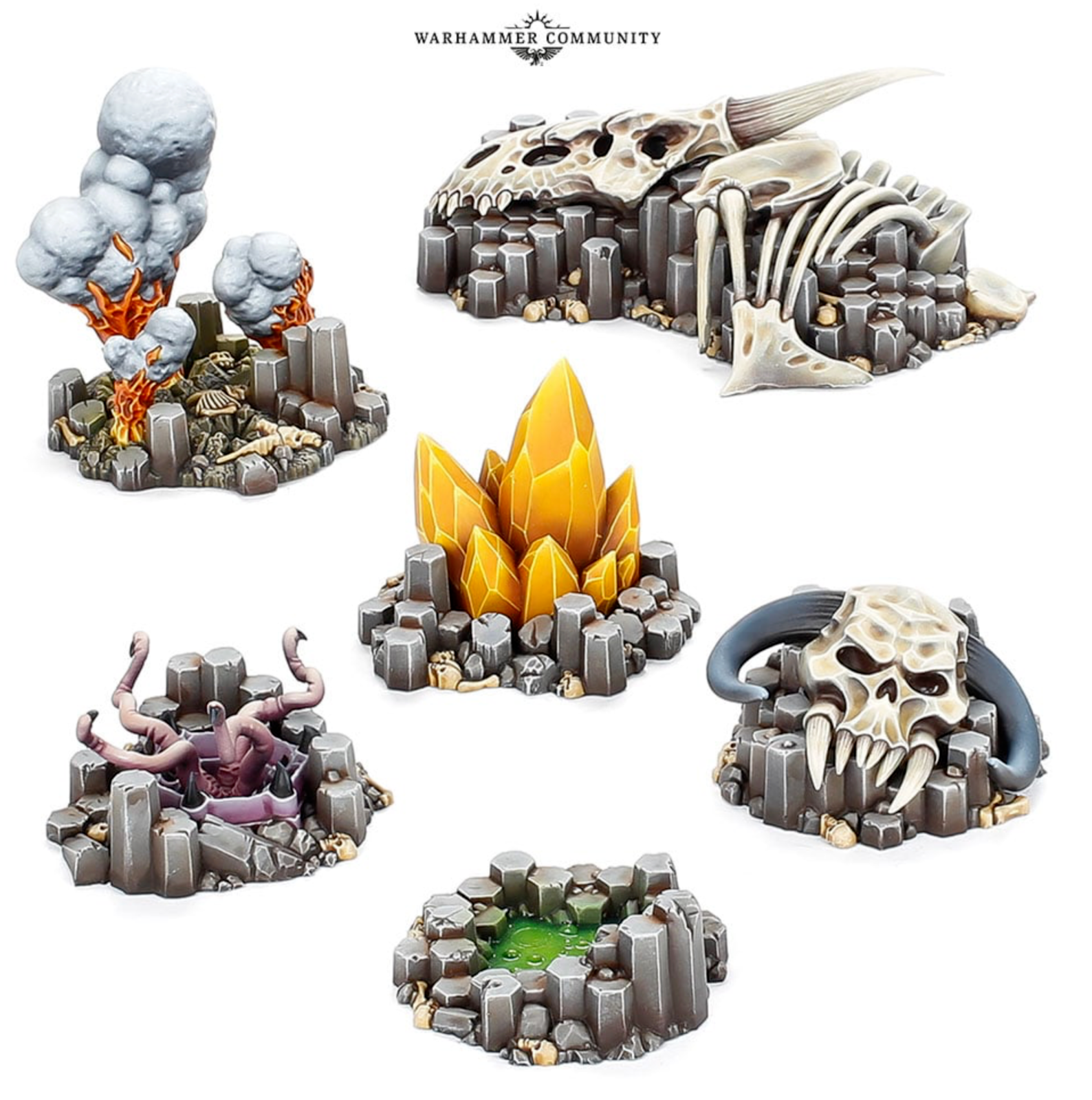 PRIMAL LAIR BEASTGRAVE SCENERY *New on Sprue Warhammer Underworlds