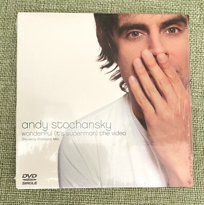 Andy Stochansky     **NEW / SEALED PROMO DVD**        Wonderful (It's Superman)