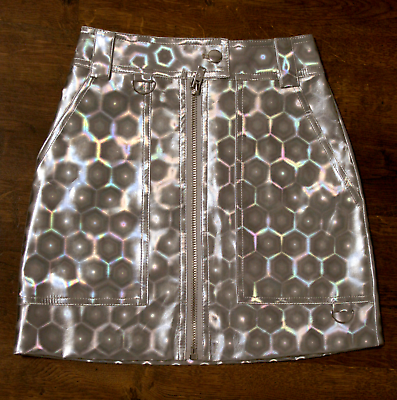 Holographic clearance skirt 80s