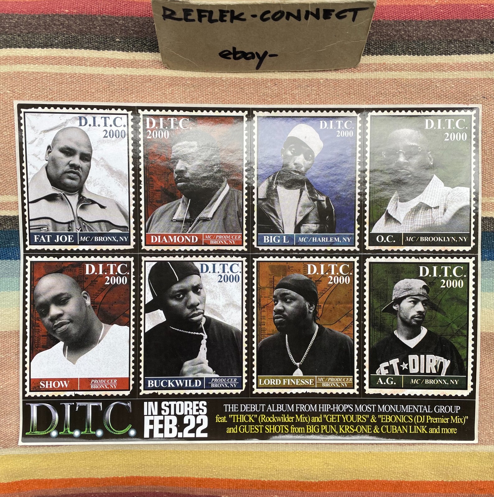 BIG L ditc 12inc 7枚set HIPHOP VTG DITC BIG L LORD FINESSE
