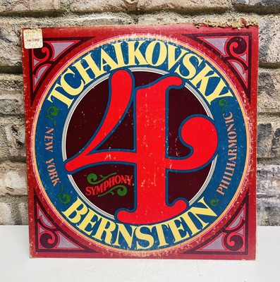 Tchaikovsky, Bernstein Symphony No. 4 In F Minor, Op. 36 Vinyl,LP Columbia- Good