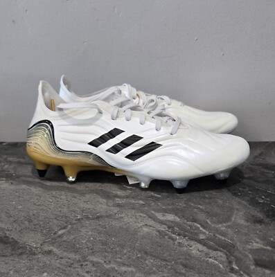 Adidas Copa Sense.1 SG Soccer Cleats White Black Gold Men's Size 7 HP7841 