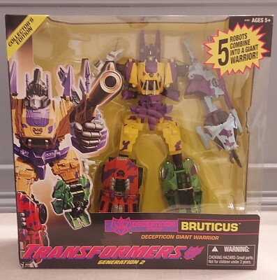 Transformers Fall of Cybertron FOC G2 Bruticus Combiner Set Combaticon BBTS MISB