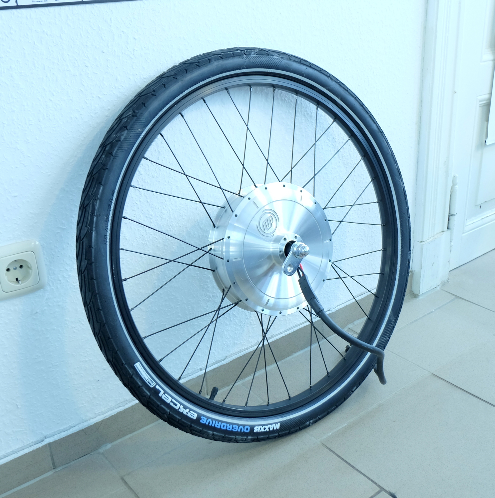fahrrad umbau auf hinterrad motor ohne hall