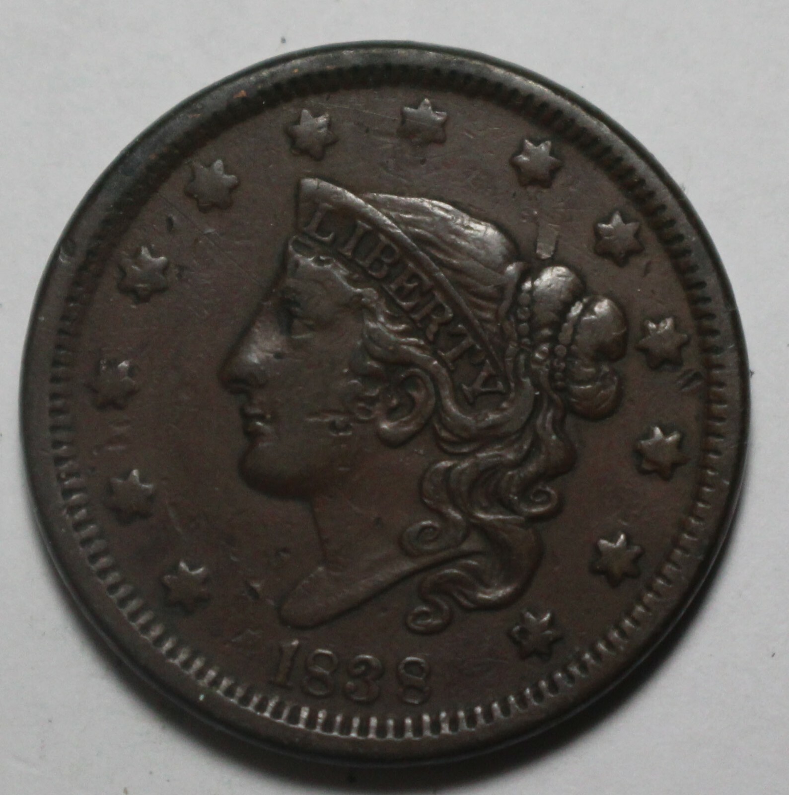 1838 Large Cent ZC574 | eBay