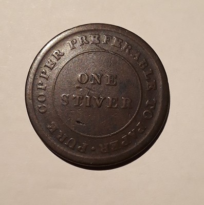 British West Indies (Guiana) 1838 Stiver SCARCE!