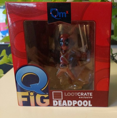 Deadpool Q Fig Figure Qm Quantum Mechanix Marvel 2015 Figurine Collectible NEW