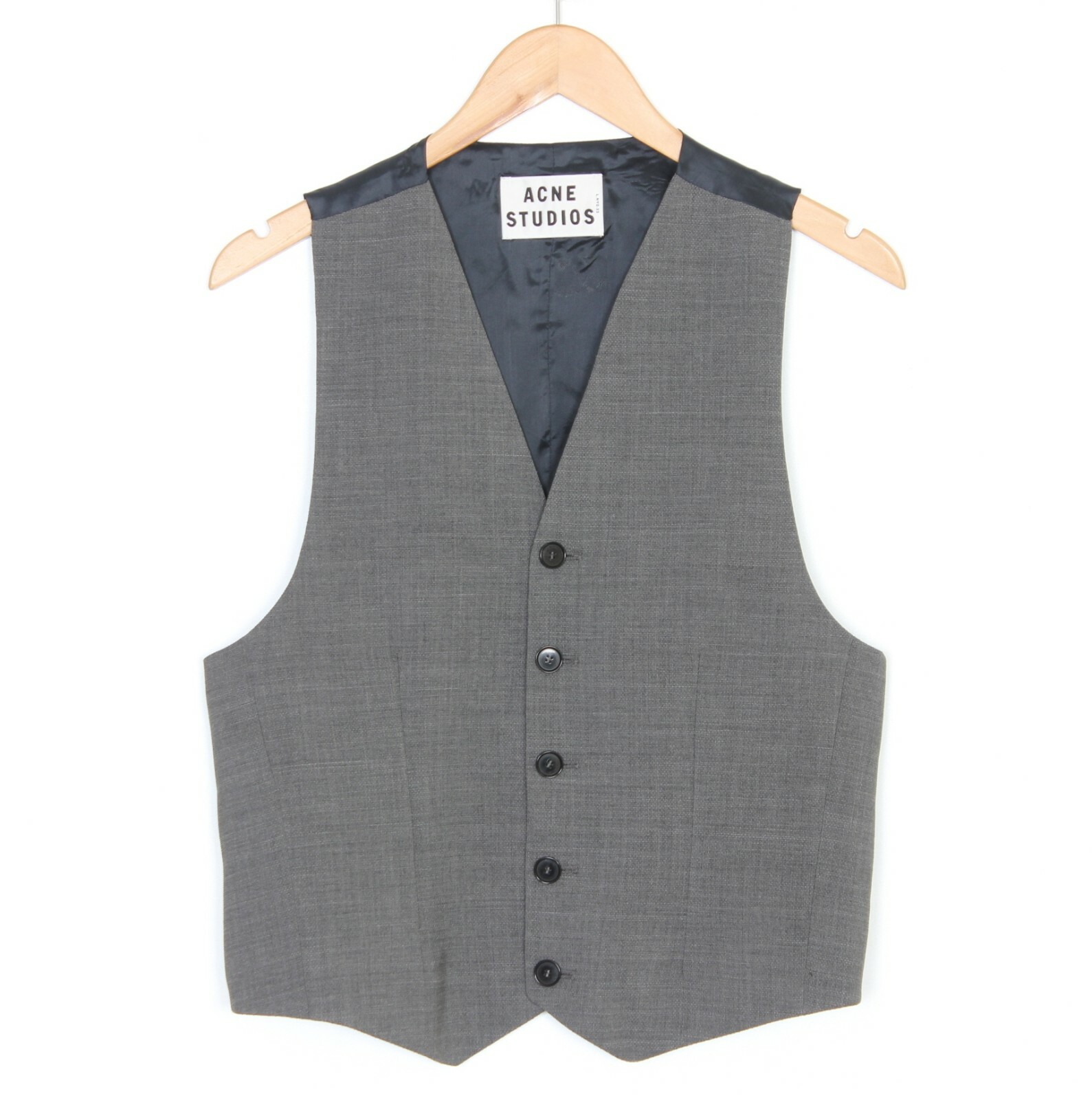 【4/3値下げ】acne studios Black Osal Vest 4/3値下げ】acne studios Black Osal Vest - メルカリ