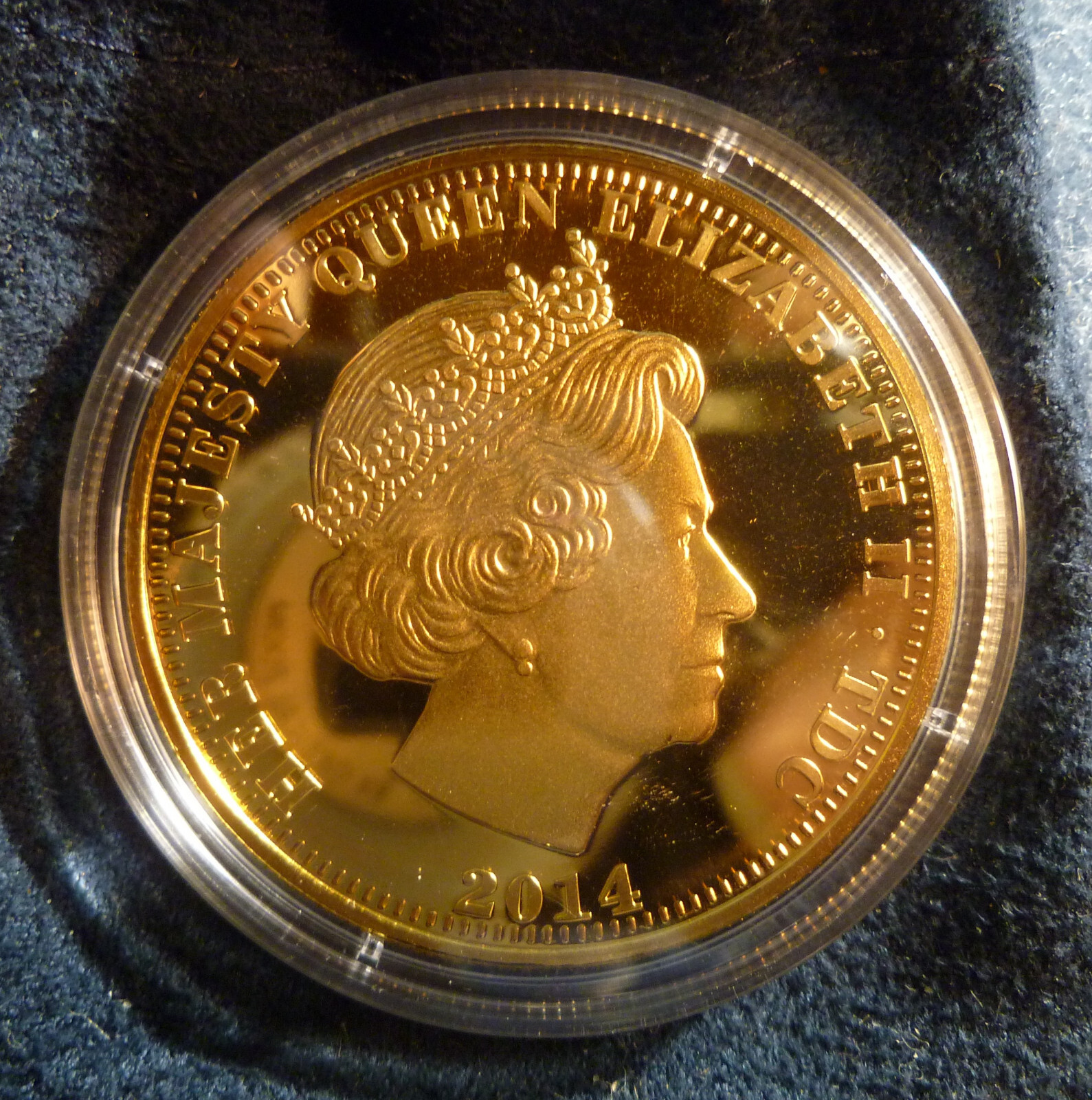 2014 Queen Elizabeth II Jubilee Monarch Gold Crown Coin | eBay