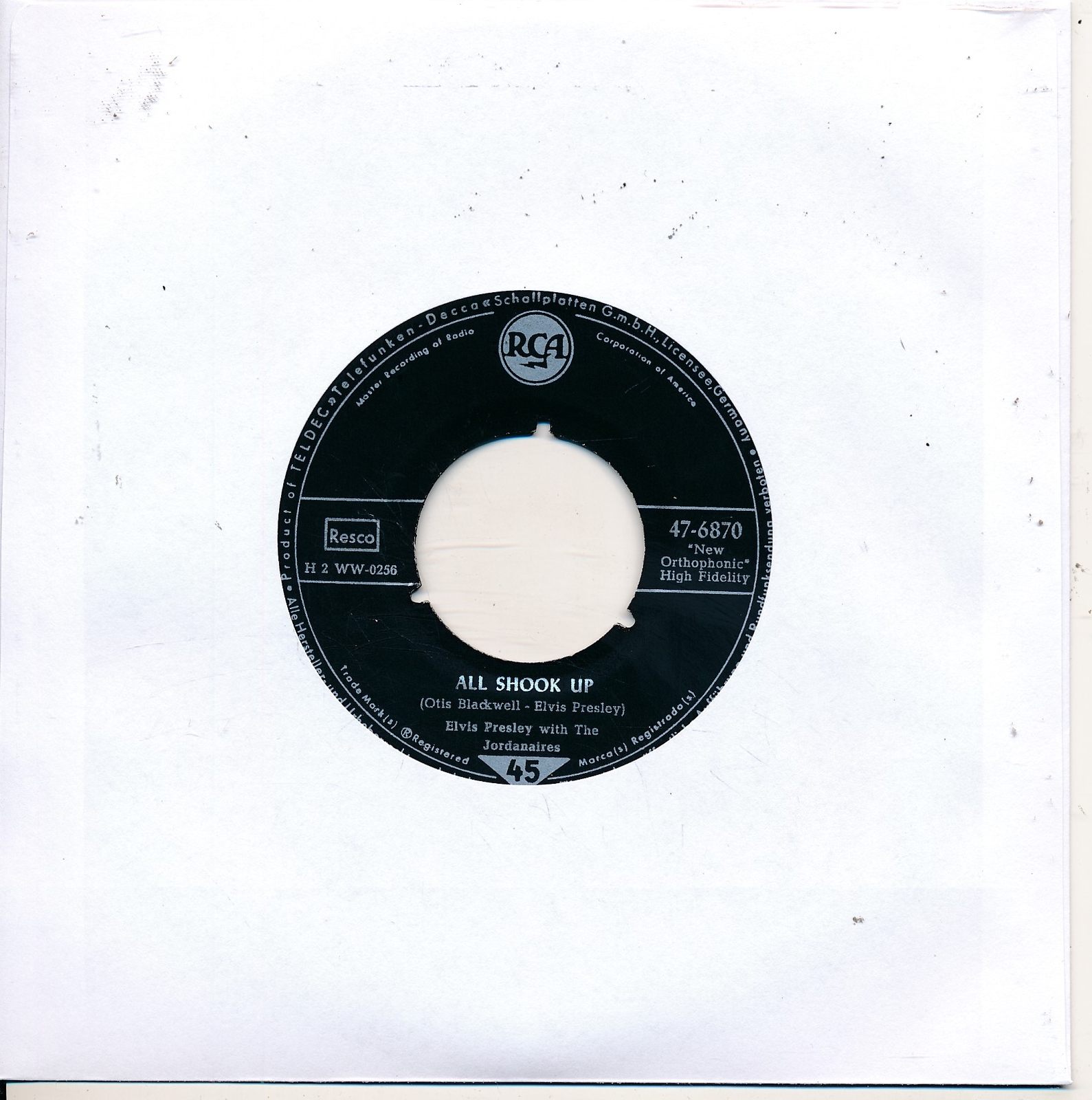 All Shock Up - Elvis Presley - LC Single 7
