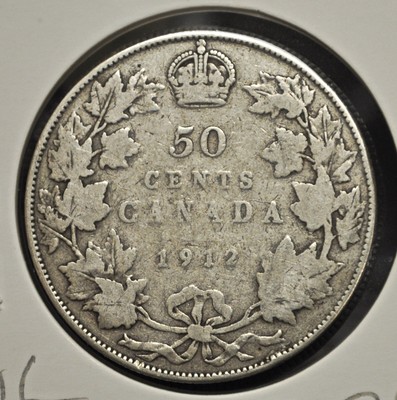 1912 Canada 50 Cents VG-8