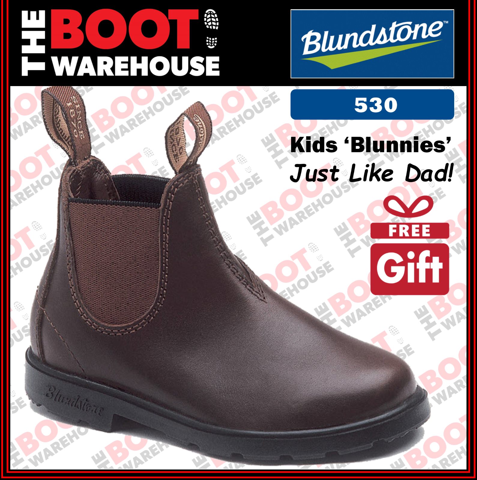 blundstone childrens sizes