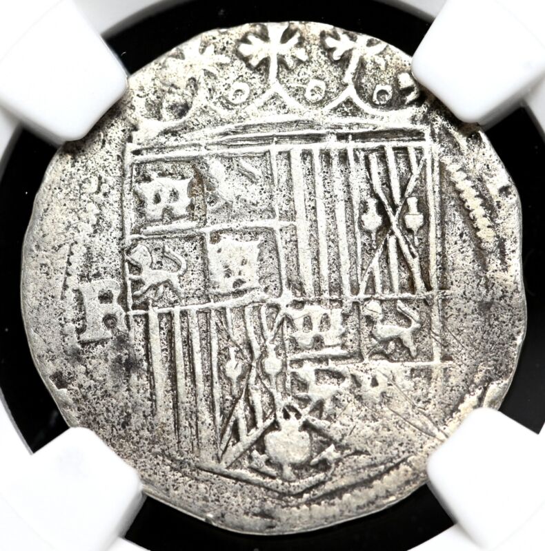 SPAIN. Ferdinand and Isabella, 1474-1504, Silver Real, NGC VF20