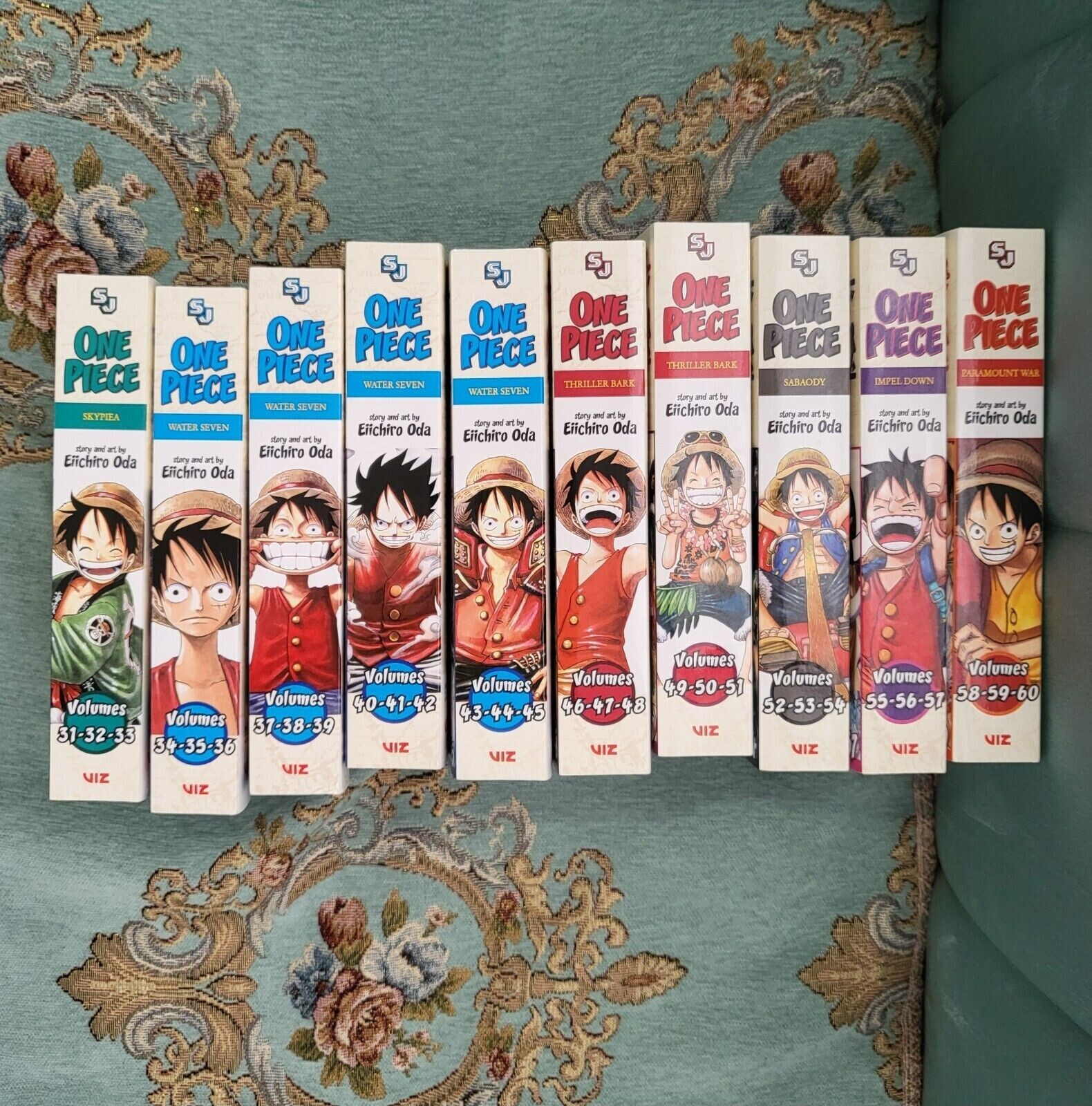 One Piece (3-in-1 Edition) 10 books English Manga Set 11-20 One Piece (3-in-1 Edition) 10 books English Manga Set 11-20