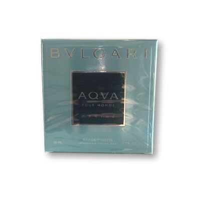 Bvlgari Aqva Marine Pour Homme 1.7 oz EDT Spray Mens Cologne 50 ml NIB