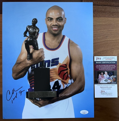 Charles Barkley/直筆サイン入り NBA証書付 Charles Barkley 1992-93 Signed Game Used Phoenix Suns