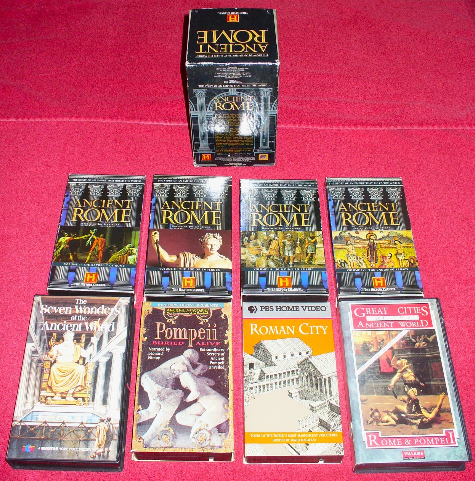 Great Cities of Ancient World: Rome Pompeii [VHS]