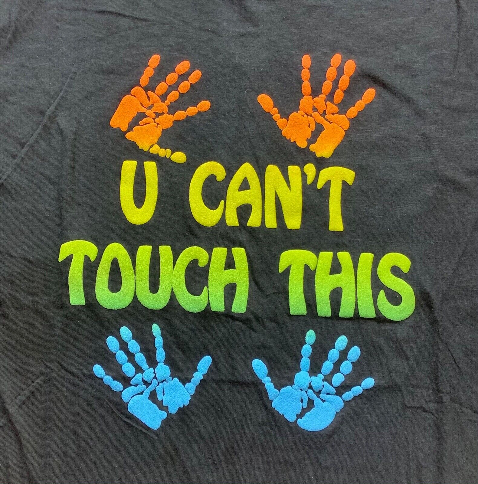 Vtg 80s 90s MC Hammer Can't Touch This T Shirt Single Stitch Vtg 80s 90s MC Hammer Can't Touch This T Shirt Single Stitch