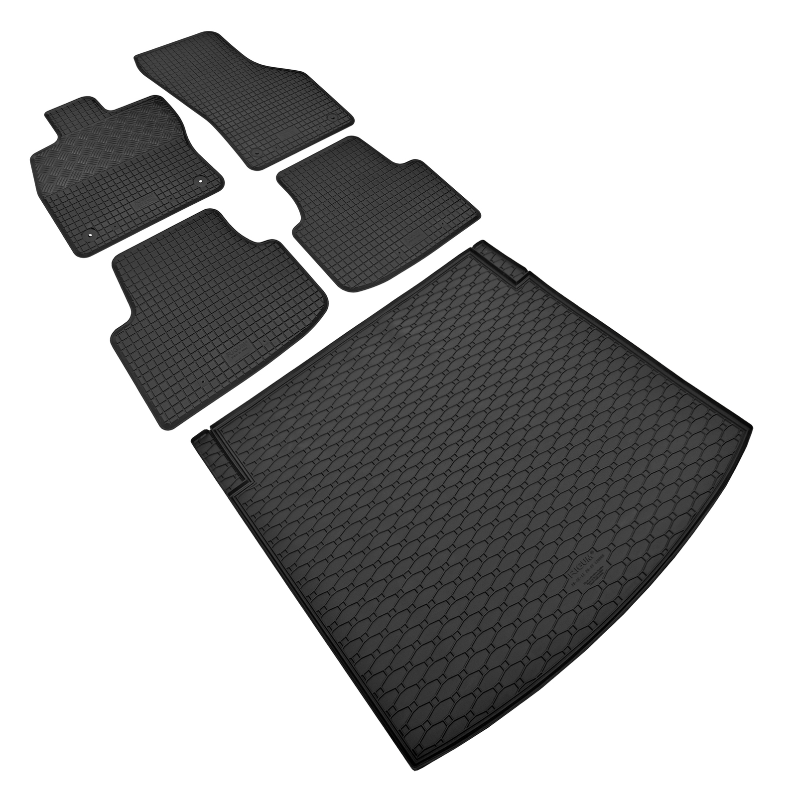 Gummifußmatten und Kofferraumwanne passend für SEAT Leon ST ab 2020