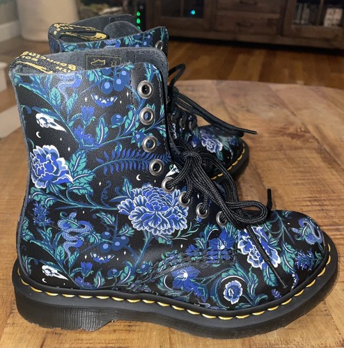 Dr. Martens 1460 PASCAL 花柄ブーツ 24EU レア・値下げ】Dr. Martens 1460 Pascal Floral☆花柄ブーツ (Dr