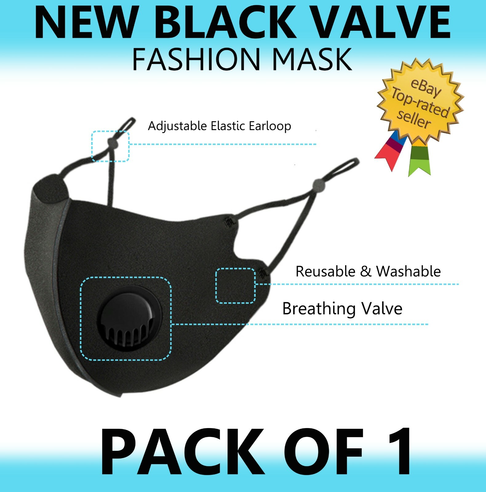 その他 mask NEW 3D RESPIRATOR FILTER FASHION FACE BLACK MASK WASHABLE
