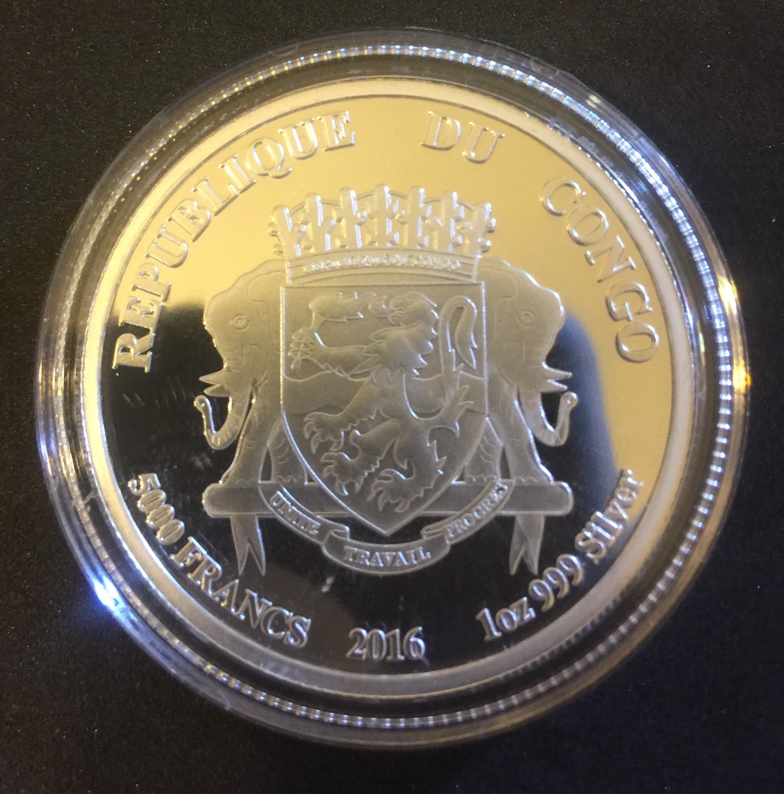 2016 Congo African Lion Proof