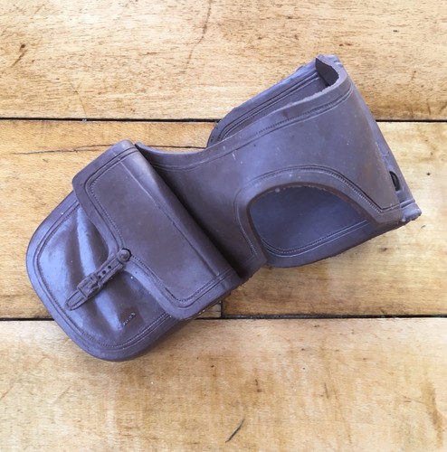 Vintage Marx Johnny West Soft Brown Saddle Bags