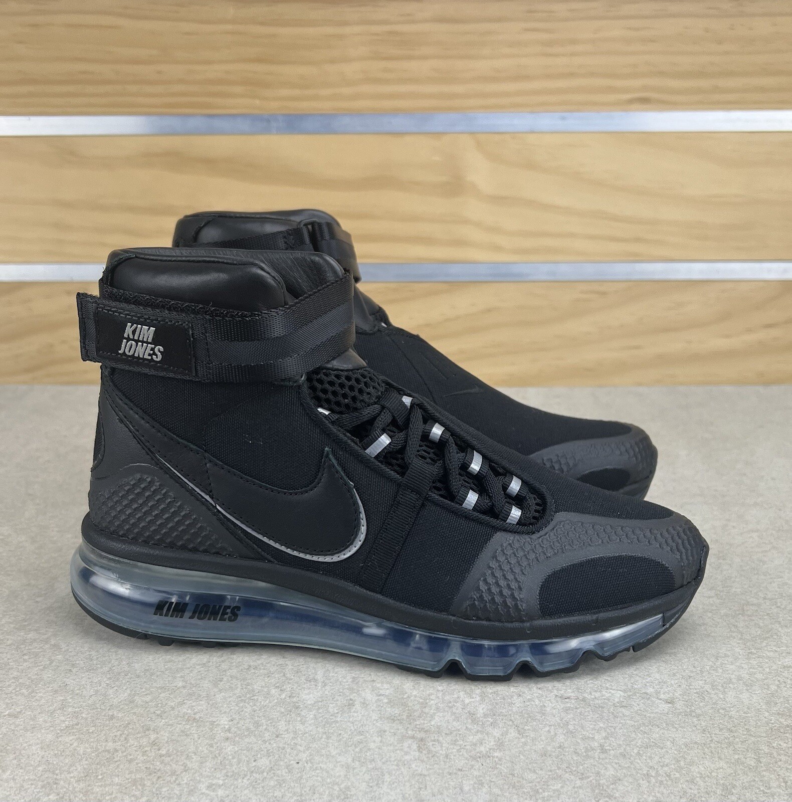 Nike Air Max 360 HI X Kim Jones Black Sneakers AO2313-001 Men s 5 / Women s  6.5: купить с доставкой из США, цена 13 616 руб - (234394554797)