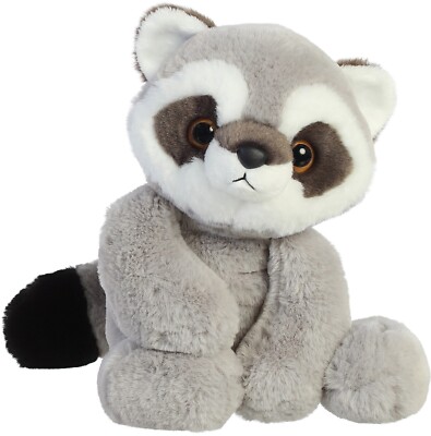Aurora - Medium Gray Flopsie - 12'' Roy Raccoon - Adorable Stuffed Animal