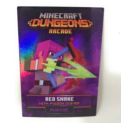 Minecraft Dungeons Arcade Cards Series 2 (Foil + Non-Foil) w/ Hidden Depths