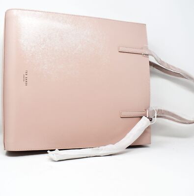 Ted Baker Lovisaa Leather Patent Tassel North South Shopper Bag Pink