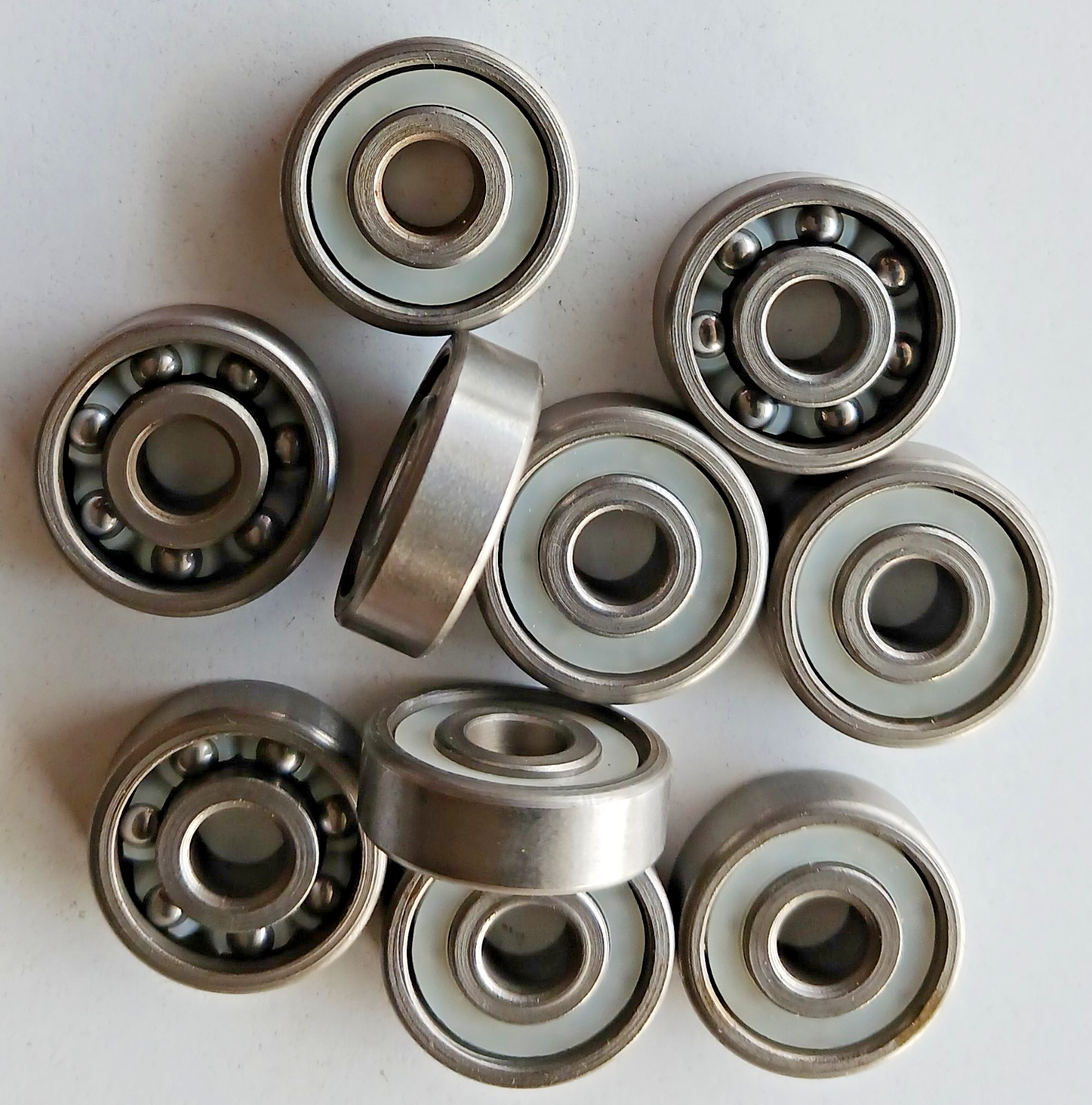 NR 10 CUSCINETTI A SFERA PER CASSETTI E RUOTE mm 22x7x7 MADE ITALY