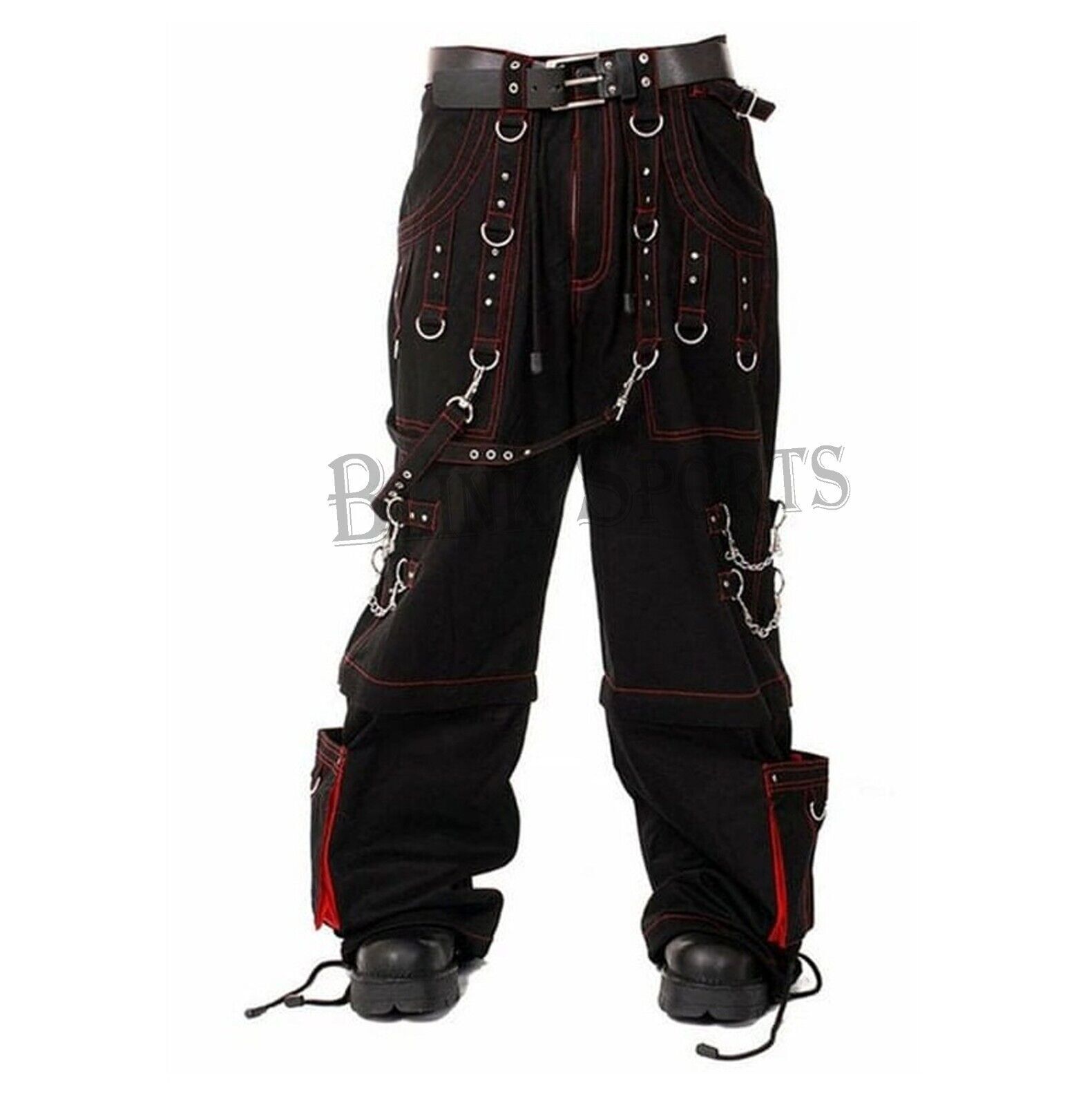 【MODERNIF】Pron two-type slacks banding ver SILENSTORM Side-Zip Spliced Tactical Pants