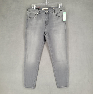 Mavi Jeans Womens Denim Size 32x27 Gray Tess High Rise Skinny Slim Mid Rise
