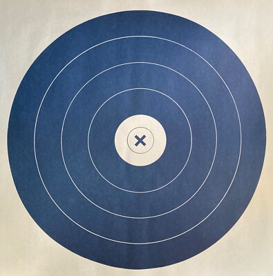 NFAA face double side paper archery targets 10 per pack 17'' X 17''