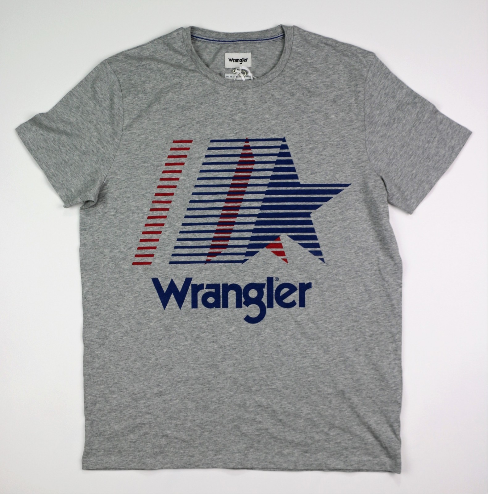 

Новая МУЖСКАЯ ФУТБОЛКА WRANGLER BORN READY STAR IN MOTION - LOGO M, L, XL, XXL, Серый
