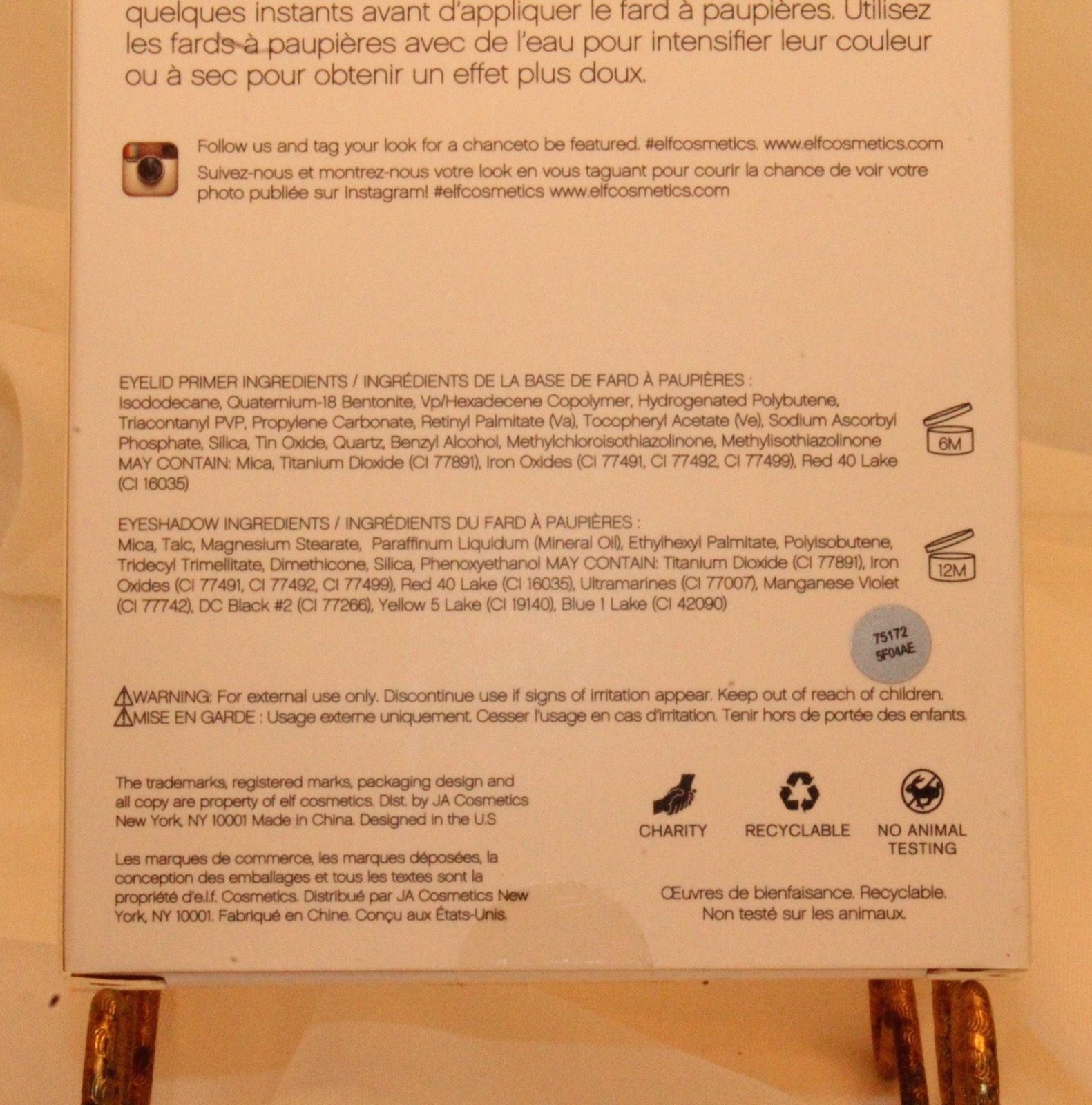 E.L.F. Glitz and Sparkle Eye Kit New in Sealed Package