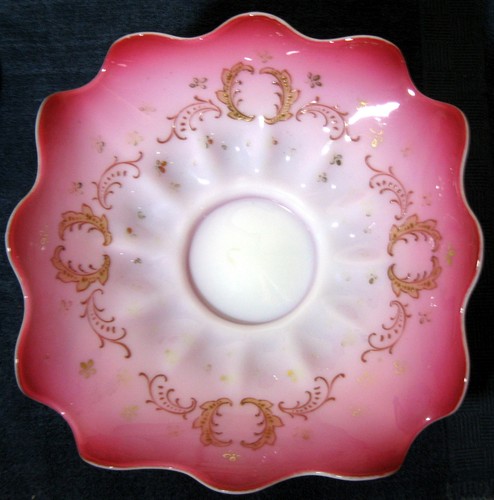 Antique Beautiful Victorian Bride Basket Bowl on Silver Plate Stand