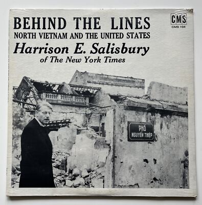 Harrison Salisbury, Behind The Lines, NYT, Vietnam. SEALED Vinyl Record Album 33