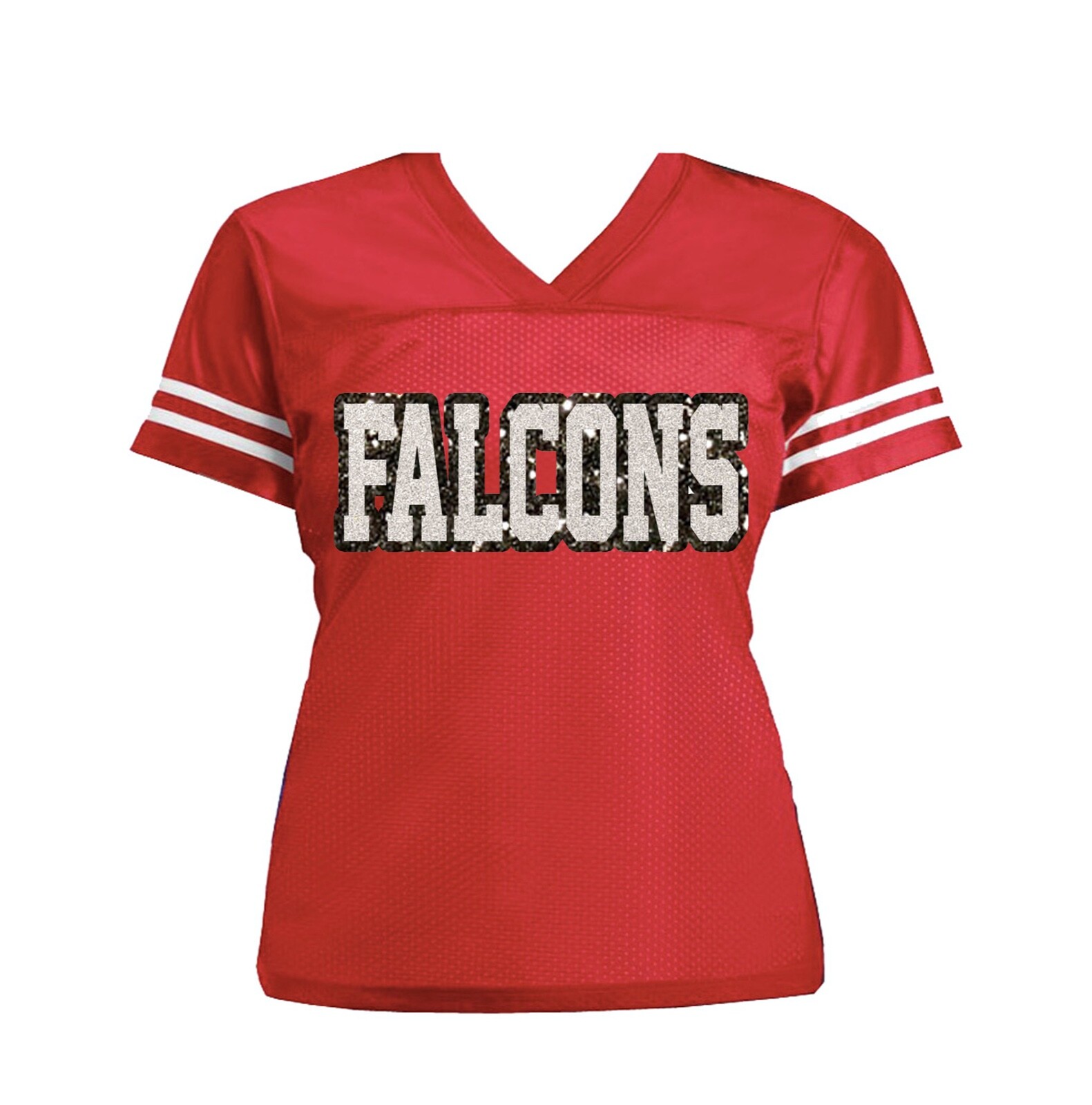 New Falcons Glitter Jersey Shirt, Atlanta, Small Medium