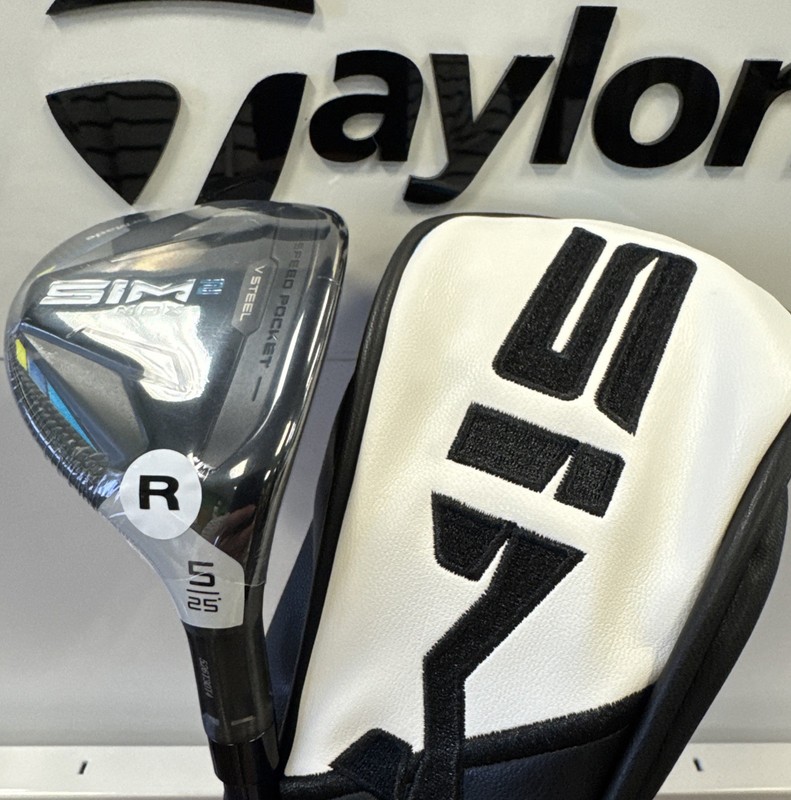 TaylorMade Golf SIM2 Max Hybrid Rescue Club, #5 25 Degree