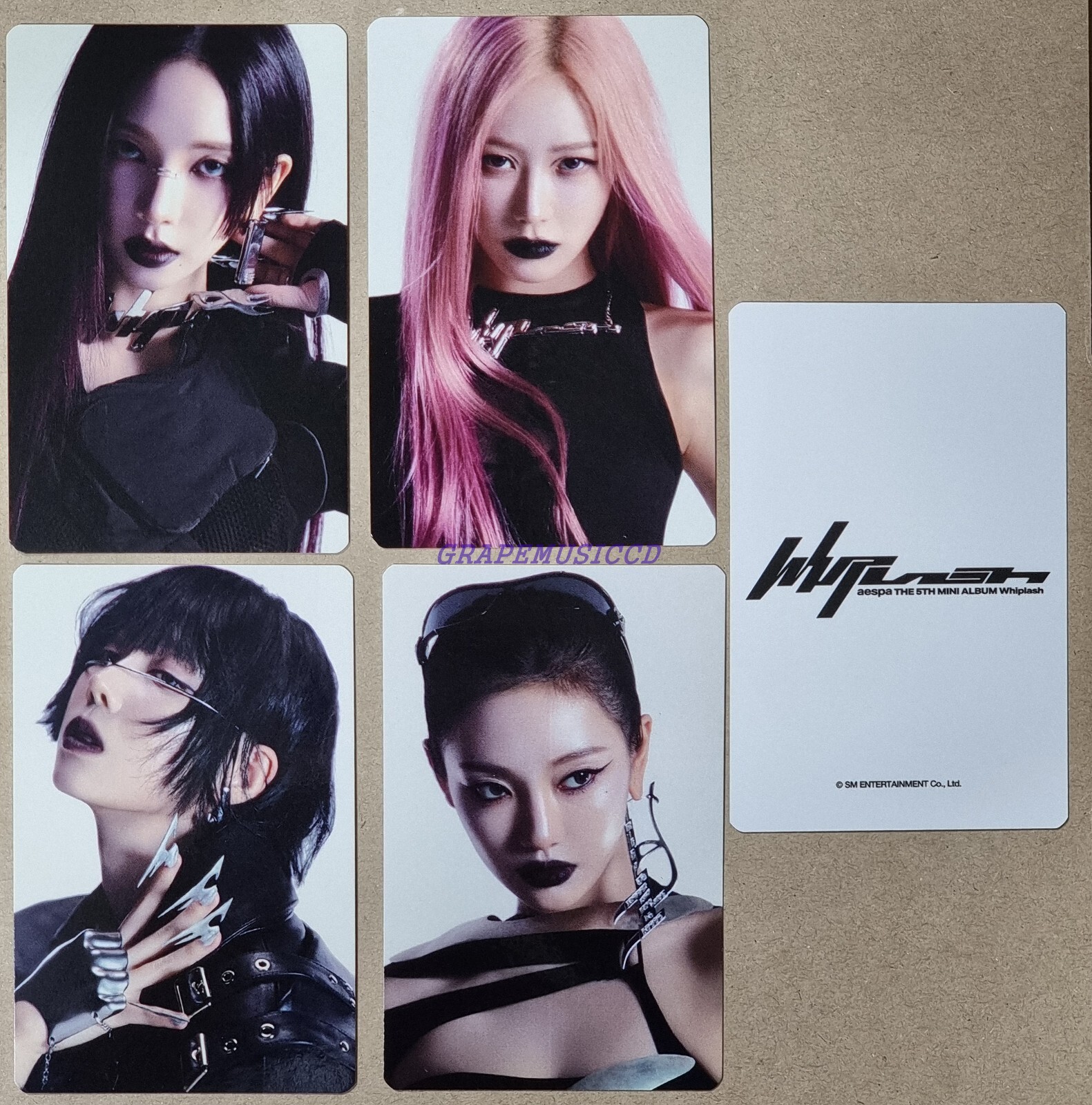 aespa whiplash kms 中華 限定 特典 トレカ 8枚セット